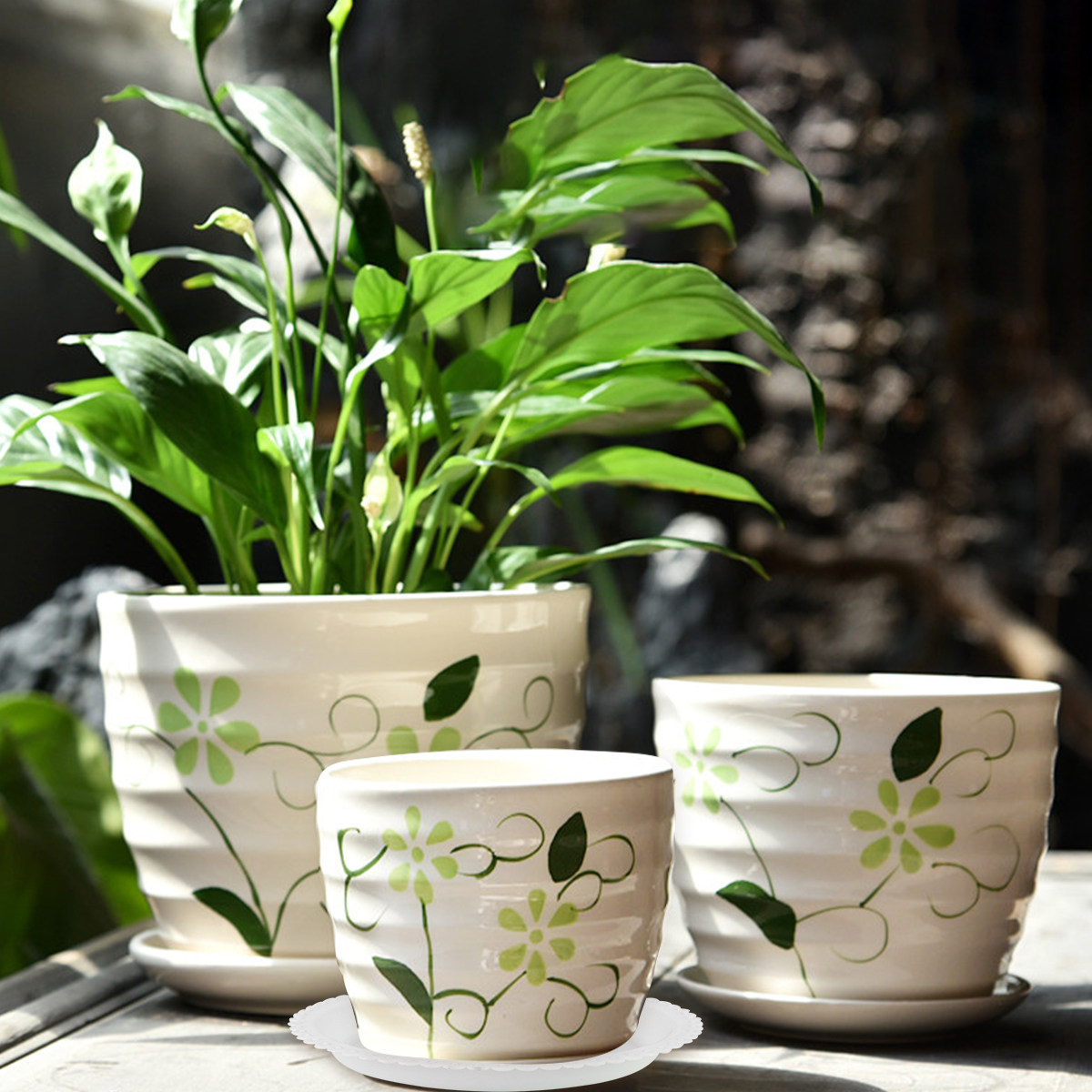 20Pcs Round Flowerpot Tray Pla - đánh giá và giá Drip Tray Saucer