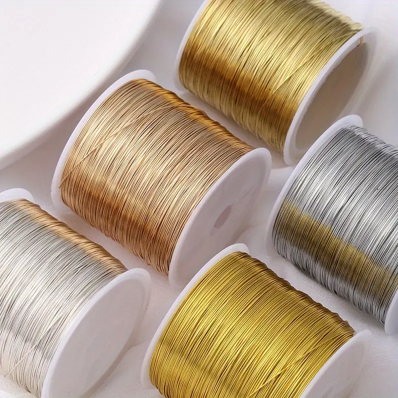 1 Rolls Golde Slivery Color Co - đánh giá và giá Copper Wire Roll