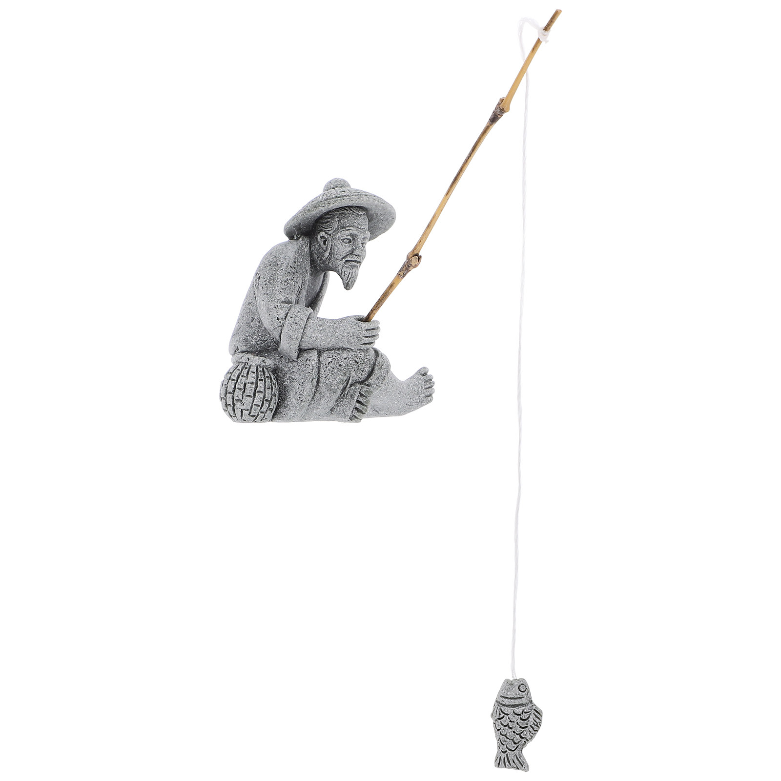 Lifelike Sandstone Fisherman S - đánh giá và giá Bonsai Garden Landscape Design